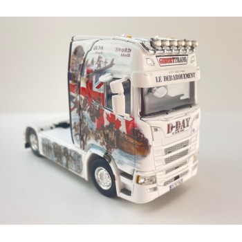 WSI 01-4803 - Scania S Highline CS20H 4x2 Truck - Giberttrans D-Day Scale 1:50