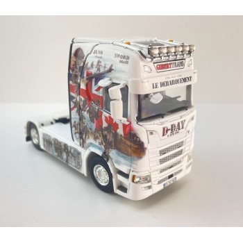 WSI 01-4803 - Scania S Highline CS20H 4x2 Truck - Giberttrans D-Day Scale 1:50