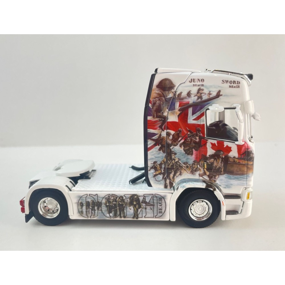WSI 01-4803 - Scania S Highline CS20H 4x2 Truck - Giberttrans D-Day Scale 1:50