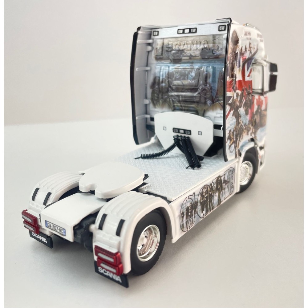 WSI 01-4803 - Scania S Highline CS20H 4x2 Truck - Giberttrans D-Day Scale 1:50