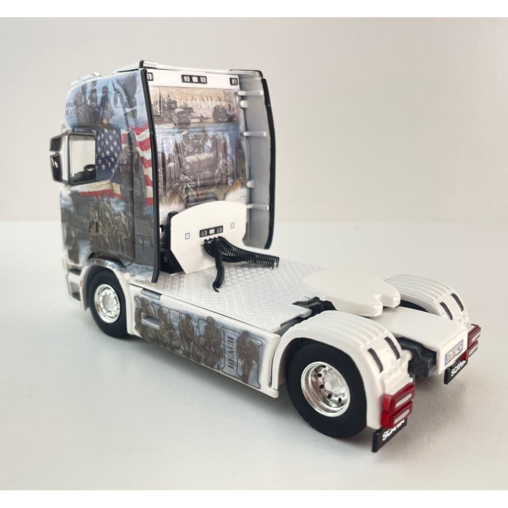 WSI 01-4803 - Scania S Highline CS20H 4x2 Truck - Giberttrans D-Day Scale 1:50