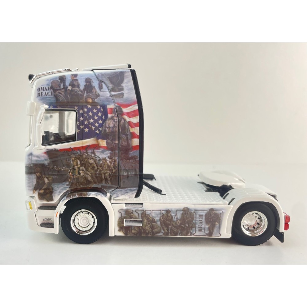 WSI 01-4803 - Scania S Highline CS20H 4x2 Truck - Giberttrans D-Day Scale 1:50