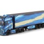WSI 01-4814 - Volvo FH5 Globetrotter XL 6x2 Twin Steer 3 Axle Reefer Trailer Thomann - Outliner - Scale 1:50