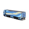 WSI 01-4814 - Volvo FH5 Globetrotter XL 6x2 Twin Steer 3 Axle Reefer Trailer Thomann - Outliner - Scale 1:50