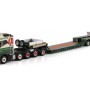 WSI 01-4923 – Volvo FH5 Globetrotter 8X4 Truck with 4 Axle Nooteboom Low Loader Trailer - Westdijk SE - Scale 1:50