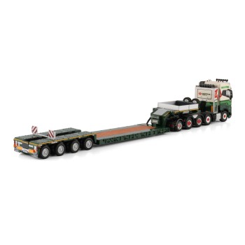 WSI 01-4923 – Volvo FH5 Globetrotter 8X4 Truck with 4 Axle Nooteboom Low Loader Trailer - Westdijk SE - Scale 1:50