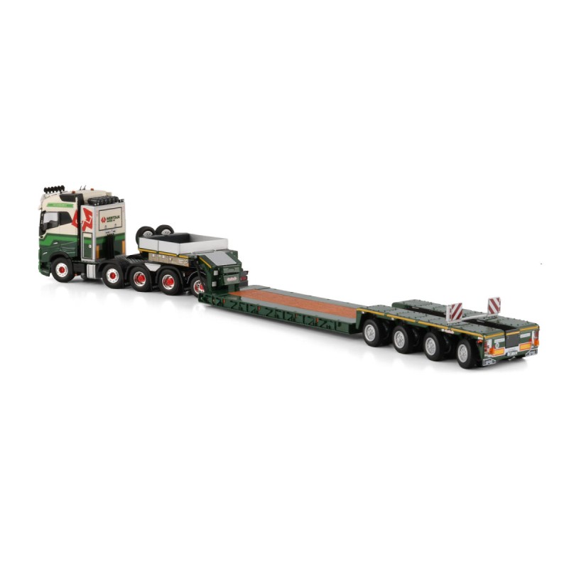 WSI 01-4923 – Volvo FH5 Globetrotter 8X4 Truck with 4 Axle Nooteboom Low Loader Trailer - Westdijk SE - Scale 1:50
