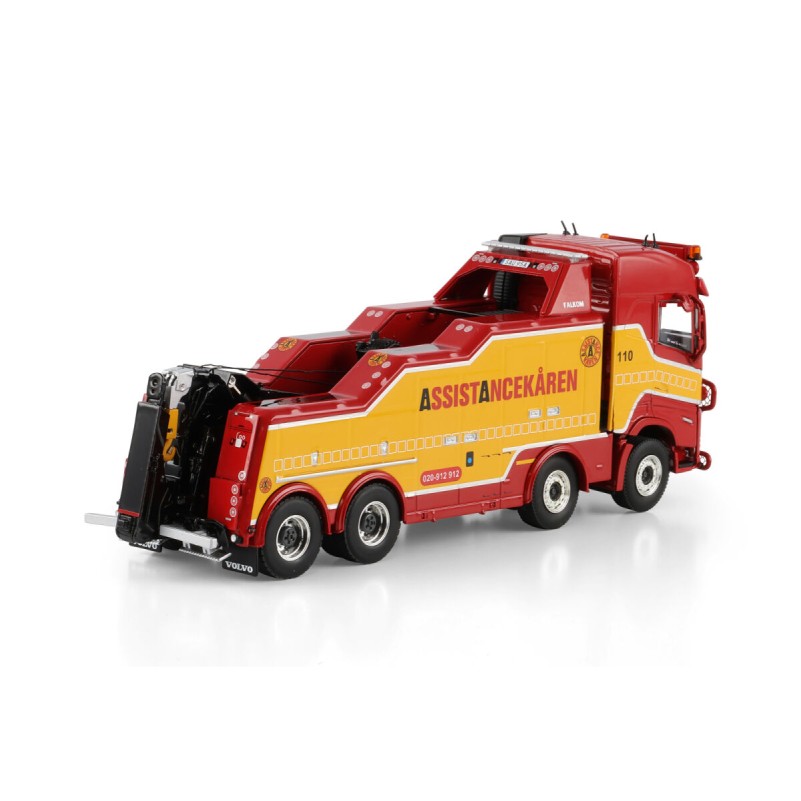WSI 01-5006 Volvo FH5 Globetrotter 8X4 Falkom Wrecker 4-axle - Assistancekaren - Scale 1:50