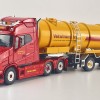 WSI 01-5202 - Vlastuin VT5 6X2 Tag Axle Prime Mover with Vacuum Tank Trailer - Vakutrans - Scale 1:50