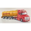 WSI 01-5202 - Vlastuin VT5 6X2 Tag Axle Prime Mover with Vacuum Tank Trailer - Vakutrans - Scale 1:50