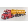 WSI 01-5202 - Vlastuin VT5 6X2 Tag Axle Prime Mover with Vacuum Tank Trailer - Vakutrans - Scale 1:50