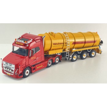 WSI 01-5202 - Vlastuin VT5 6X2 Tag Axle Prime Mover with Vacuum Tank Trailer - Vakutrans - Scale 1:50