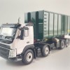 WSI 02-2428 - Volvo FM4 8x4 Day Cab RH Drive Hook Lift Container Truck Palfinger - Scale 1:50