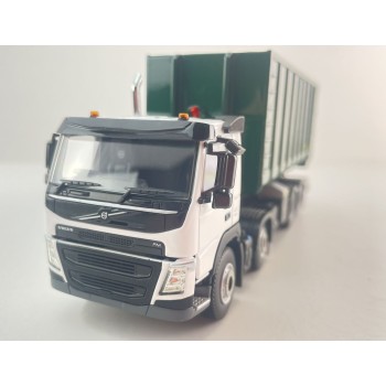 WSI 02-2428 - Volvo FM4 8x4 Day Cab RH Drive Hook Lift Container Truck Palfinger - Scale 1:50