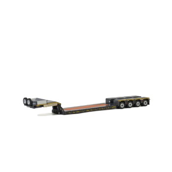 WSI 04-2081 Nooteboom Low Loader 4 Axle Grey - Scale 1:50
