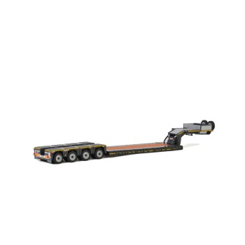 WSI 04-2081 Nooteboom Low Loader 4 Axle Grey - Scale 1:50
