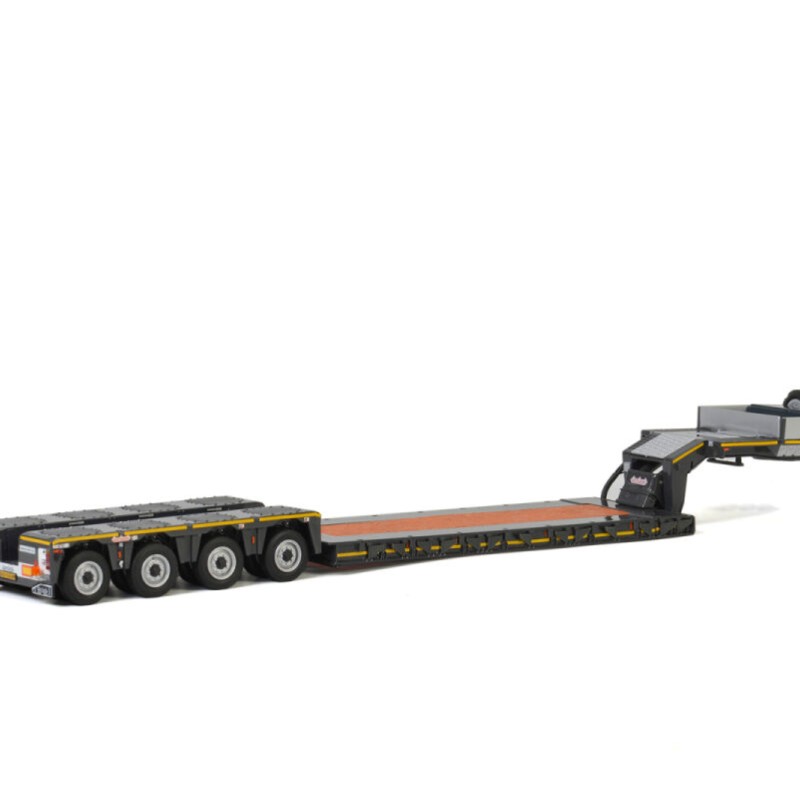 WSI 04-2081 Nooteboom Low Loader 4 Axle Grey - Scale 1:50