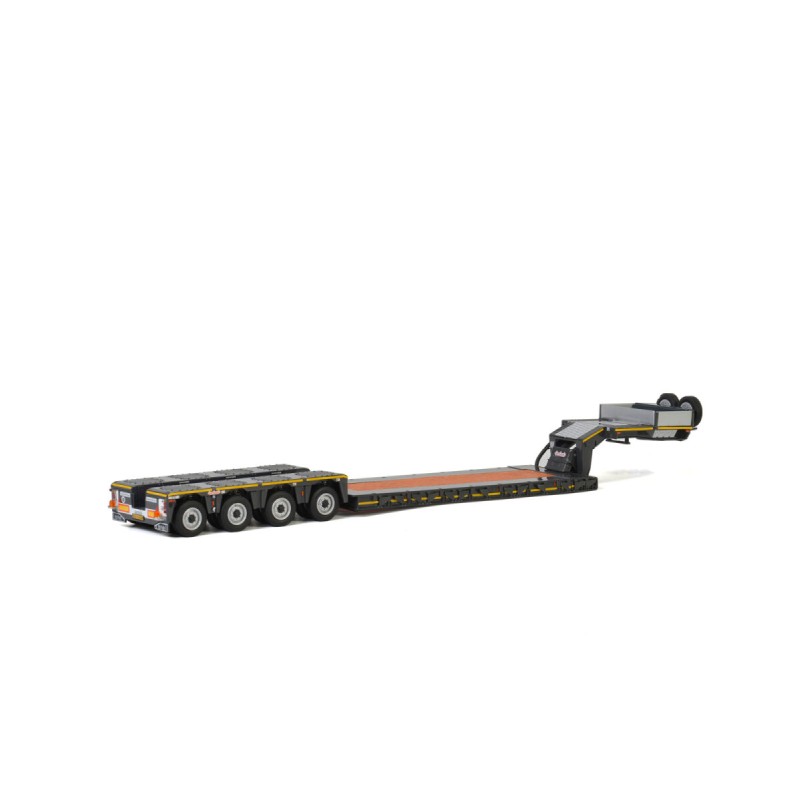 WSI 04-2081 Nooteboom Low Loader 4 Axle Grey - Scale 1:50