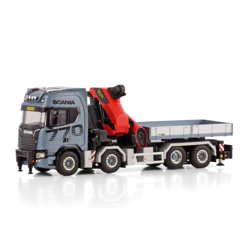 WSI 04-2204 - Scania R Highline CR20H 8x2 Tag Axle Truck with Palfinger PK - Scale 1:50