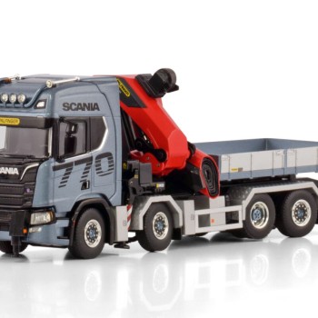 WSI 04-2204 - Scania R Highline CR20H 8x2 Tag Axle Truck with Palfinger PK - Scale 1:50