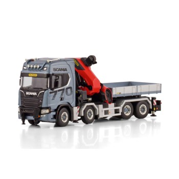 WSI 04-2204 - Scania R Highline CR20H 8x2 Tag Axle Truck with Palfinger PK - Scale 1:50
