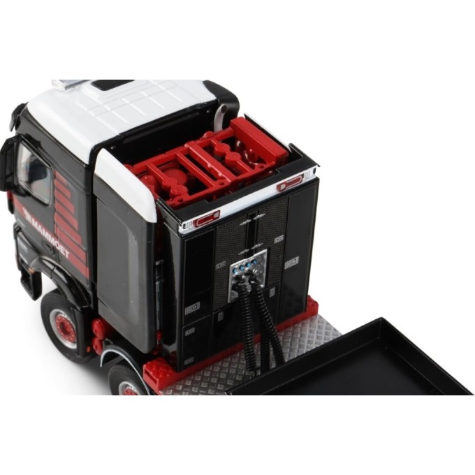 WSI 410334 Mammoet Mercedes-Benz Acrocs MP5 SLT Stream space 8x6 with Ballast Box - Scale 1:50