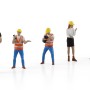 WSI 84-1004 - Figure Set 2 - 5x Figurines - Scale 1:50
