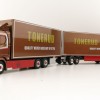 WSI 01-2307 Scania R Normal CR20N 6x4 Rigid Truck LZV Sweden Combo - Tonerud - Scale 1:50