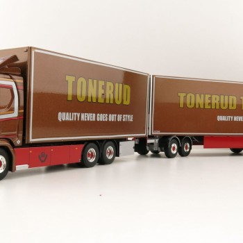 WSI 01-2307 Scania R Normal CR20N 6x4 Rigid Truck LZV Sweden Combo - Tonerud - Scale 1:50