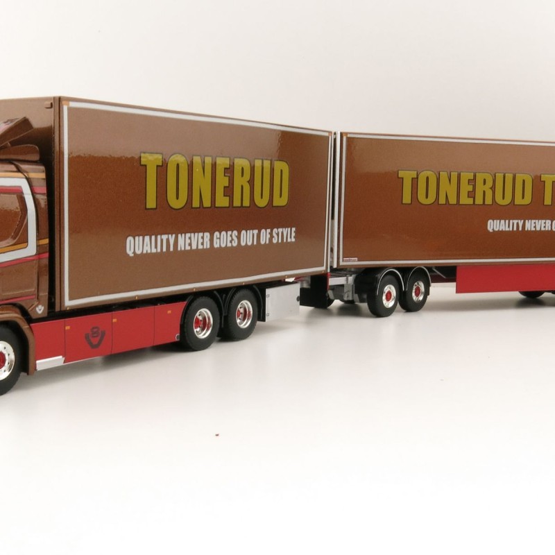 WSI 01-2307 Scania R Normal CR20N 6x4 Rigid Truck LZV Sweden Combo - Tonerud - Scale 1:50