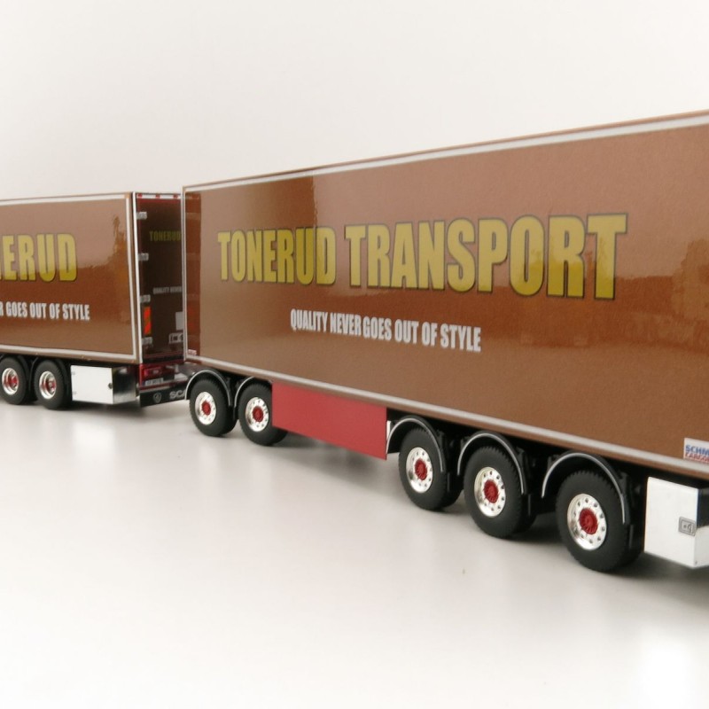 WSI 01-2307 Scania R Normal CR20N 6x4 Rigid Truck LZV Sweden Combo - Tonerud - Scale 1:50