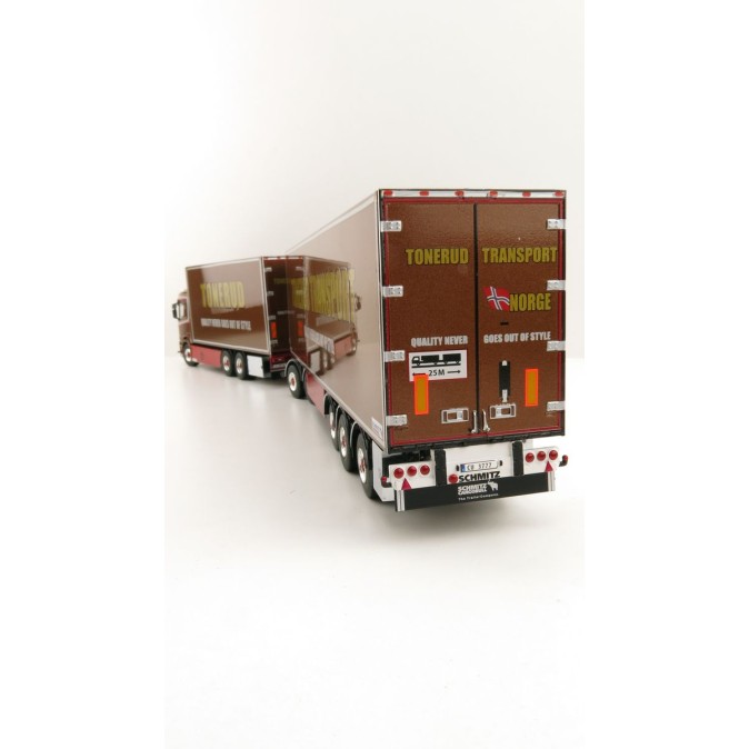 WSI 01-2307 Scania R Normal CR20N 6x4 Rigid Truck LZV Sweden Combo - Tonerud - Scale 1:50