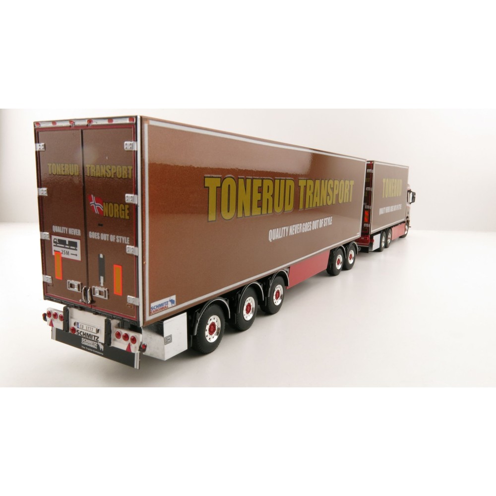 WSI 01-2307 Scania R Normal CR20N 6x4 Rigid Truck LZV Sweden Combo - Tonerud - Scale 1:50