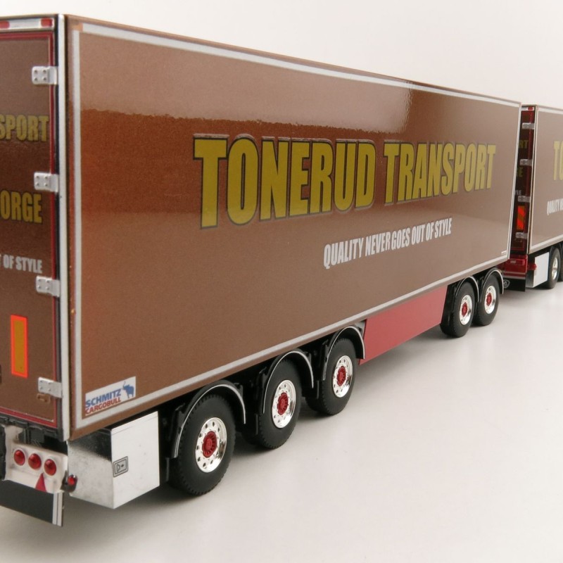 WSI 01-2307 Scania R Normal CR20N 6x4 Rigid Truck LZV Sweden Combo - Tonerud - Scale 1:50