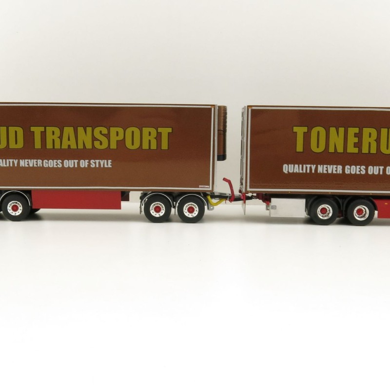 WSI 01-2307 Scania R Normal CR20N 6x4 Rigid Truck LZV Sweden Combo - Tonerud - Scale 1:50