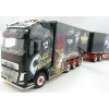 WSI 01-2336 VOLVO FH4 GLOBETROTTER XL 8x4 RIGED BOX TRUCK SWEDEN COMBO Kuljetus JP Mäkelä Oy - 1:50