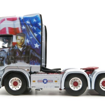 WSI 01-3174 Scania Streamline Topline 6X2 Twinsteer Truck  - TOP GUN Decker Transport - Scale 1:50