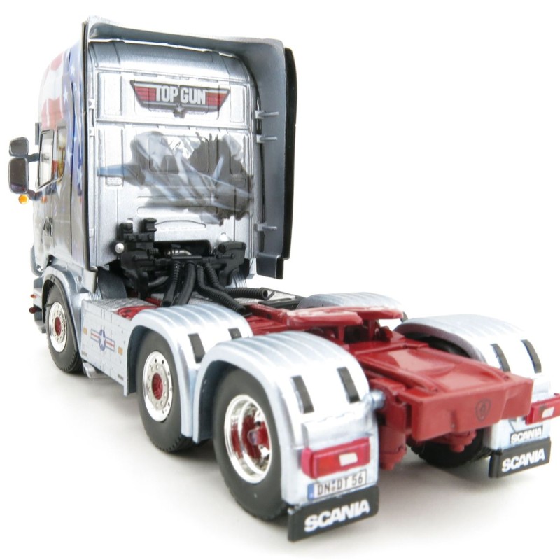 WSI 01-3174 Scania Streamline Topline 6X2 Twinsteer Truck  - TOP GUN Decker Transport - Scale 1:50