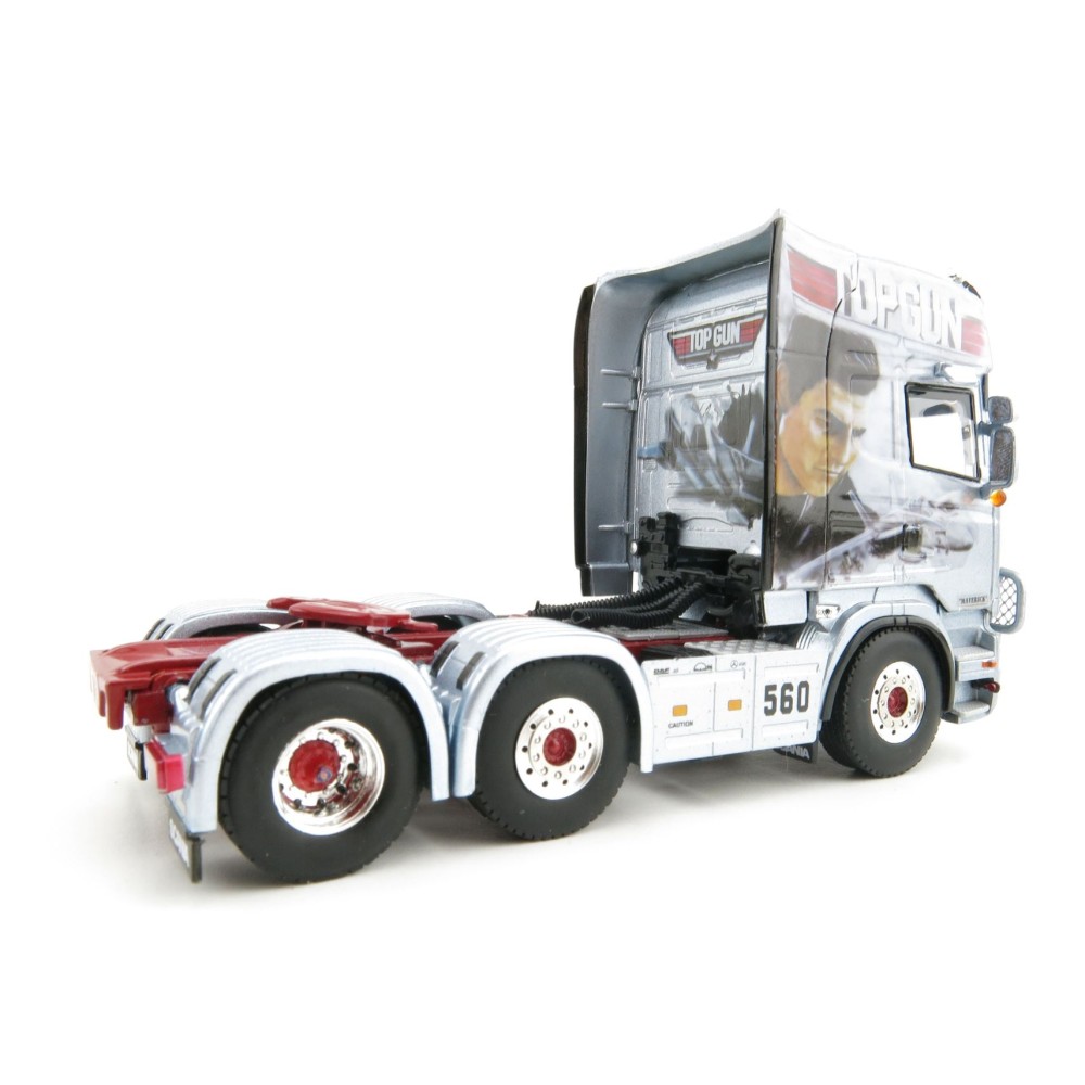 WSI 01-3174 Scania Streamline Topline 6X2 Twinsteer Truck  - TOP GUN Decker Transport - Scale 1:50