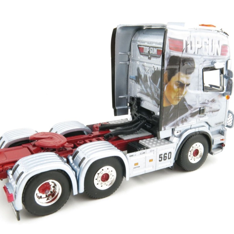 WSI 01-3174 Scania Streamline Topline 6X2 Twinsteer Truck  - TOP GUN Decker Transport - Scale 1:50