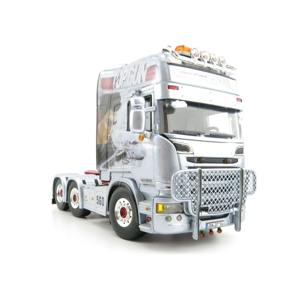 WSI 01-3174 Scania Streamline Topline 6X2 Twinsteer Truck  - TOP GUN Decker Transport - Scale 1:50