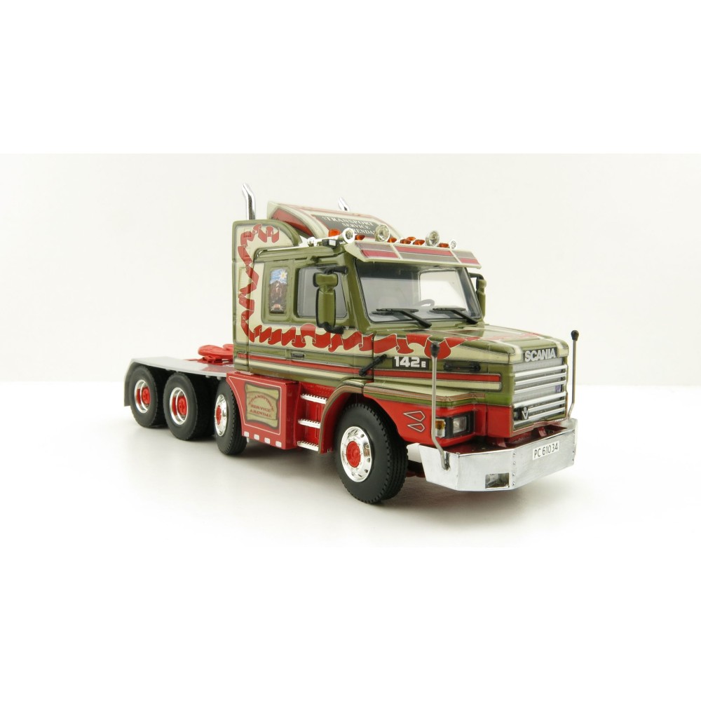 WSI 01-3335 Scania 142 3 Series Torpedo 8x4 Truck - Midtstøl - Scale 1:50