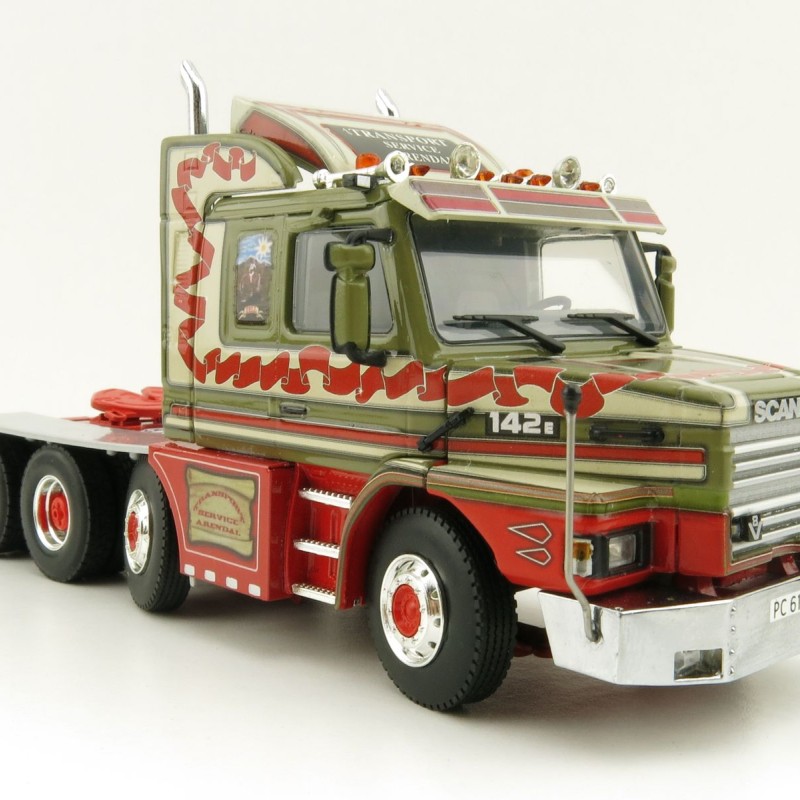 WSI 01-3335 Scania 142 3 Series Torpedo 8x4 Truck - Midtstøl - Scale 1:50