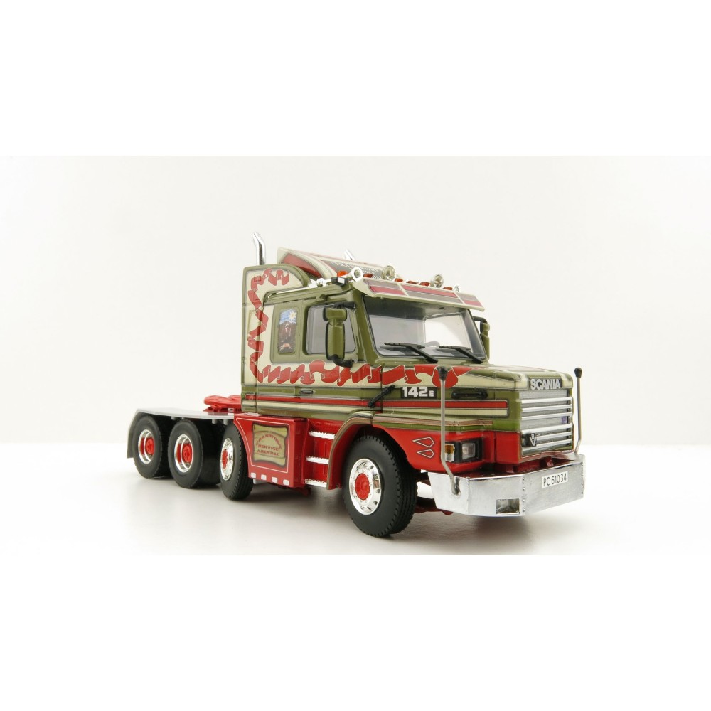 WSI 01-3335 Scania 142 3 Series Torpedo 8x4 Truck - Midtstøl - Scale 1:50