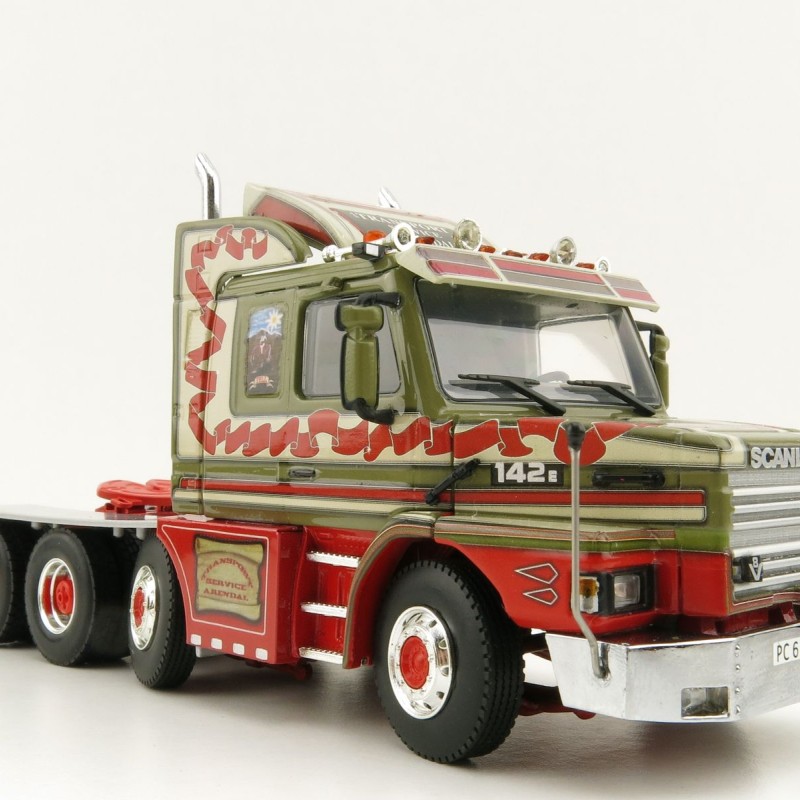 WSI 01-3335 Scania 142 3 Series Torpedo 8x4 Truck - Midtstøl - Scale 1:50
