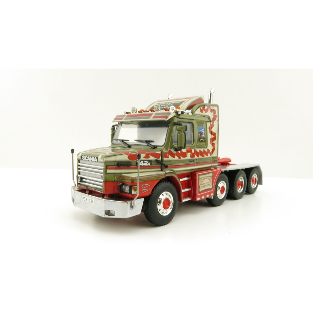 WSI 01-3335 Scania 142 3 Series Torpedo 8x4 Truck - Midtstøl - Scale 1:50