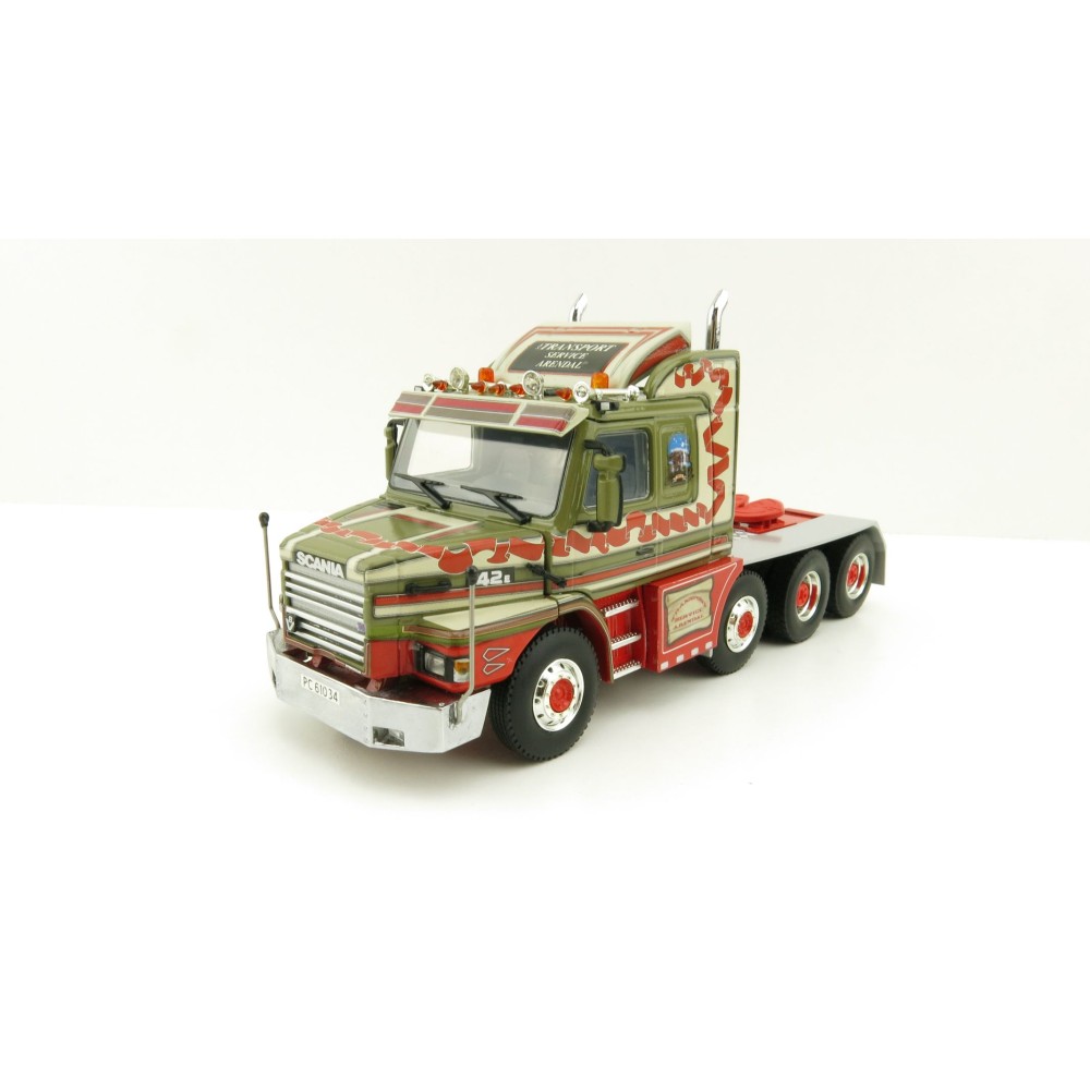 WSI 01-3335 Scania 142 3 Series Torpedo 8x4 Truck - Midtstøl - Scale 1:50