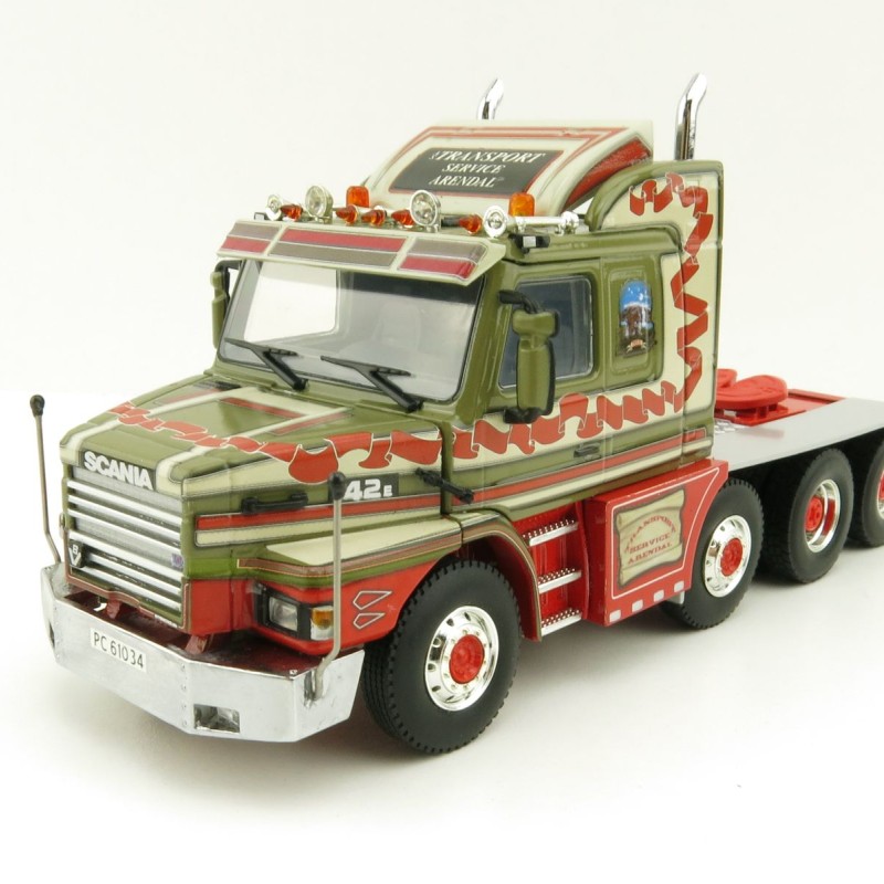 WSI 01-3335 Scania 142 3 Series Torpedo 8x4 Truck - Midtstøl - Scale 1:50