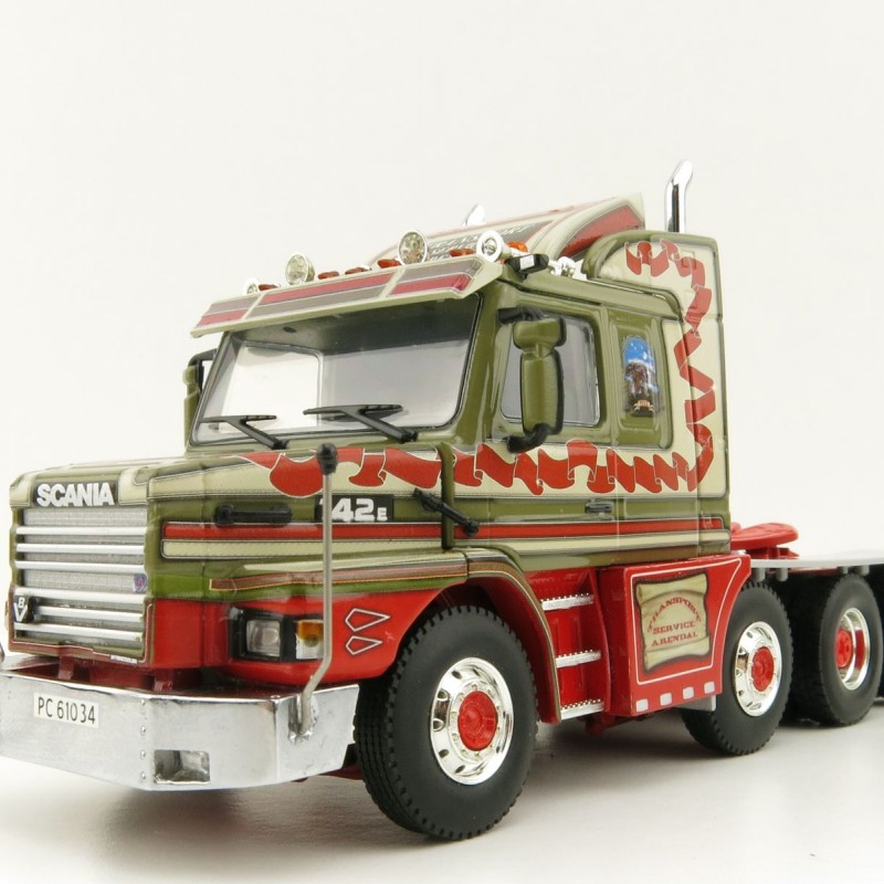 WSI 01-3335 Scania 142 3 Series Torpedo 8x4 Truck - Midtstøl - Scale 1:50