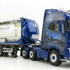 WSI 01-3435 Volvo FH04 GL XL 6x2 Truck with Trailer 25ft Tank Container - Ingo Dinges - Scale 1:50
